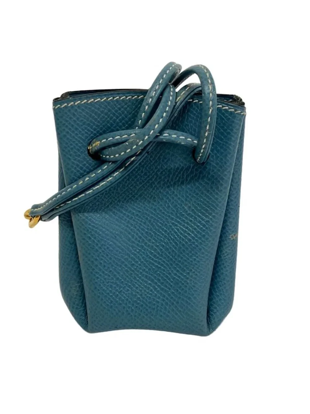 Hermes Pouch Blue Jean